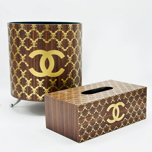 GUCCI BASKET WITH TISSUE BOX (SET OF 2)